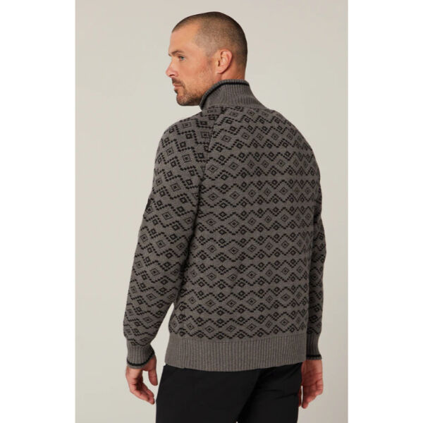 Alp N Rock Leo Fairisle 1/2 Zip Sweater Mens